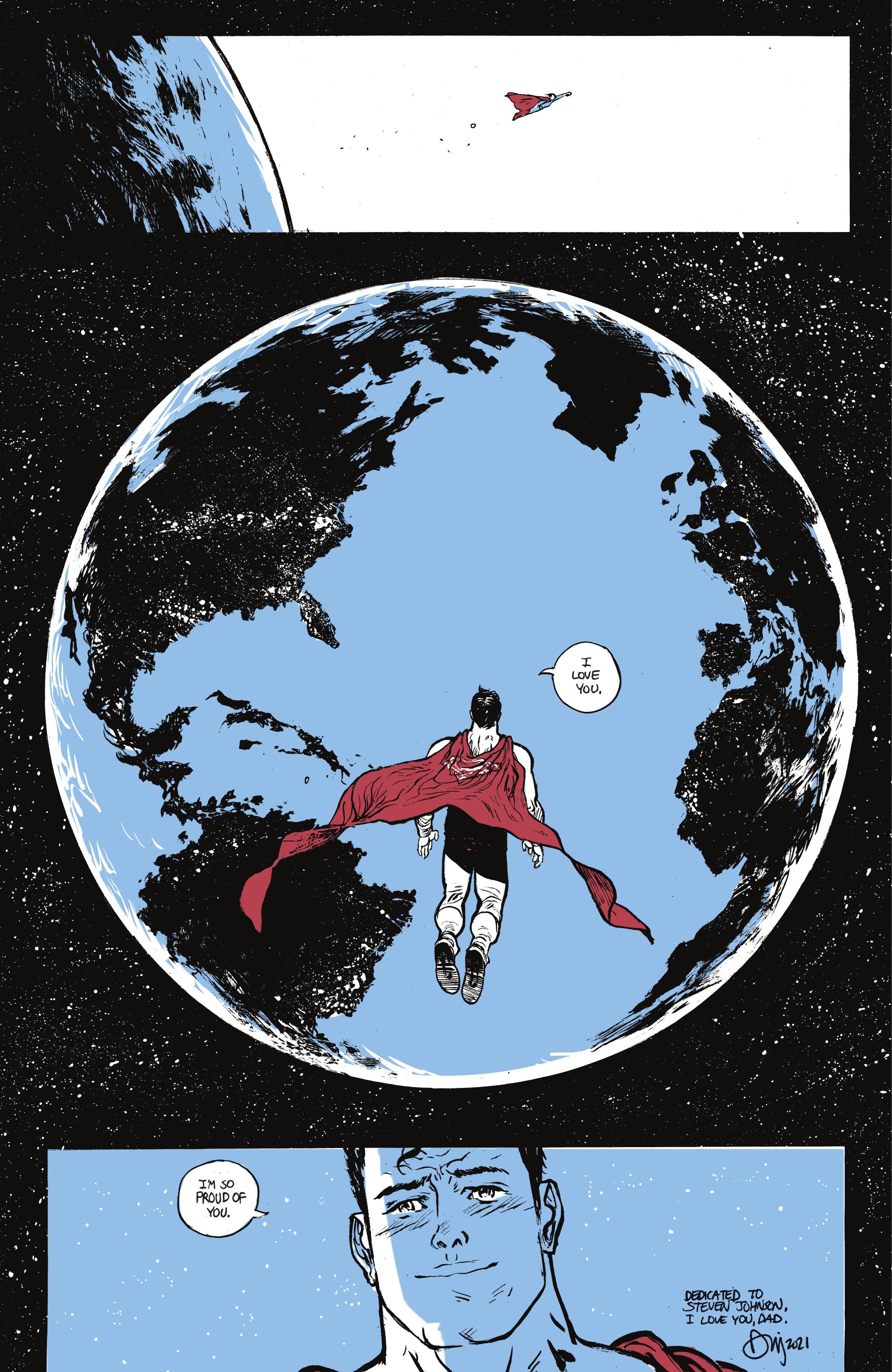 I love stories showing the influence the Kents had on Clark. (From  Generations by Daniel Warren Johnson; Superman Red & Blue #5) : r/superman